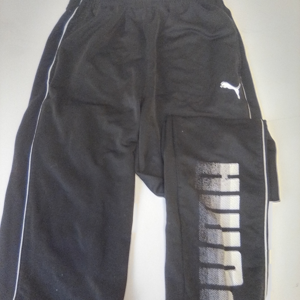 Puma Kids Black Track Pants